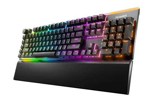 be quiet! Light Mount Silent Linear US ANSI klawiatura Gaming USB QWERTY US English Czarny