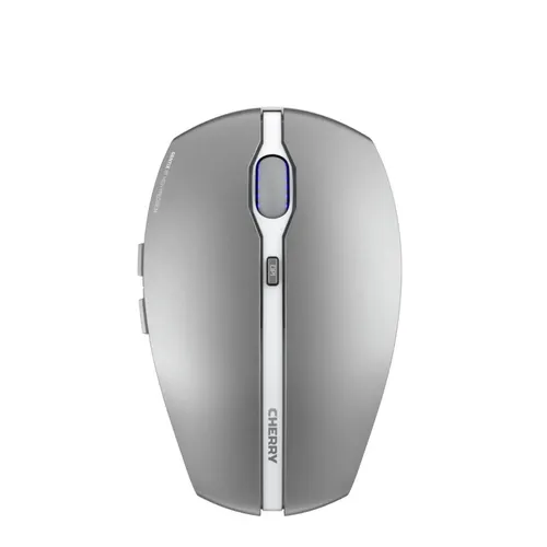 CHERRY GENTIX BT myszka Gaming Oburęczny Bluetooth Optyczny 2000 DPI, srebrny (Frosted Silver)