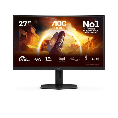 AOC G4 C27G4ZXU monitor komputerowy 68,6 cm (27") 1920 x 1080 px Full HD LED Czarny