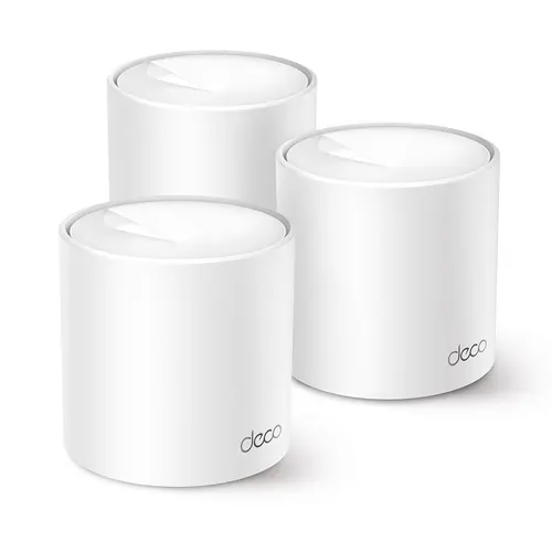 TP-Link Deco X10 Dual-band (2.4 GHz/5 GHz) Wi-Fi 6 (802.11ax) Biały 2 Wewnętrzny, 3 szt.