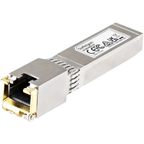 StarTech.com 813874B21ST moduł przekaźników sieciowych Miedź 10000 Mbit/s SFP+
