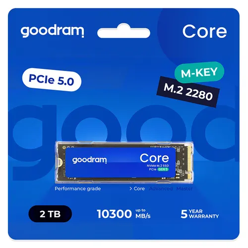 Goodram SSDR-GRC01-2K0-80 urządzenie SSD 2 TB M.2 PCI Express 5.0 NVMe 3D NAND