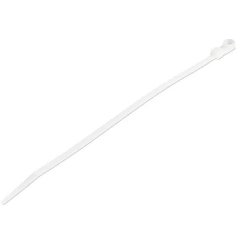 StarTech.com CBMZTS10N8 opaska kablowa Zwalniana opaska kablowa Nylon Biały 100 szt.