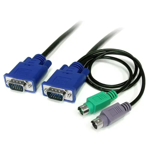 StarTech.com SVECON6 kabel KVM Czarny 1,8 m