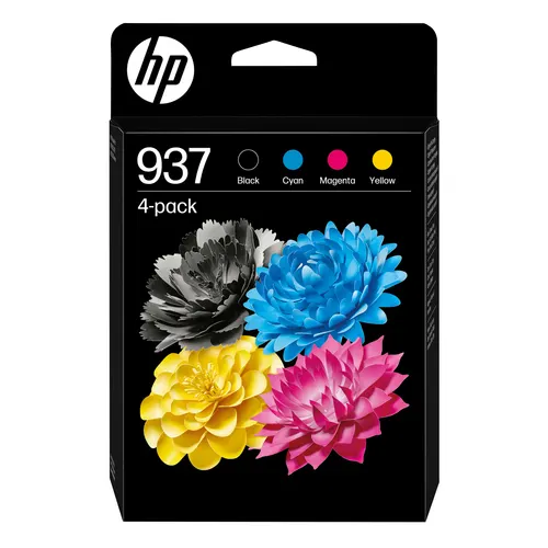 HP Zestaw 4 wkładów z tuszem CMYK 937 (6C400NE)