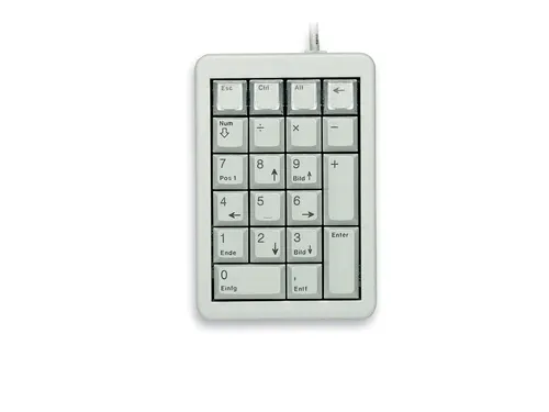 CHERRY G84-4700 klawiatura numeryczna Laptop/PC USB Szary, szara, układ niemiecki
