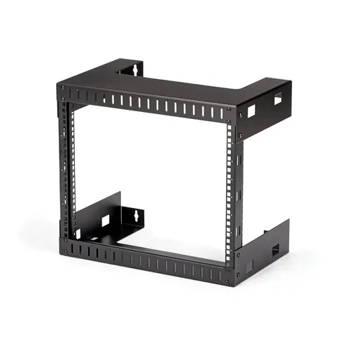 StarTech.com RK812WALLO stojak 8U Szafa wisząca Czarny