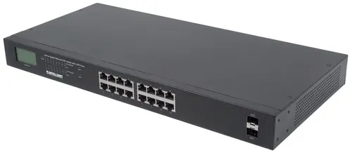 Intellinet 561259 przełącznik sieciowy Nie zarządzany Gigabit Ethernet (10/100/1000) Obsługa PoE Czarny