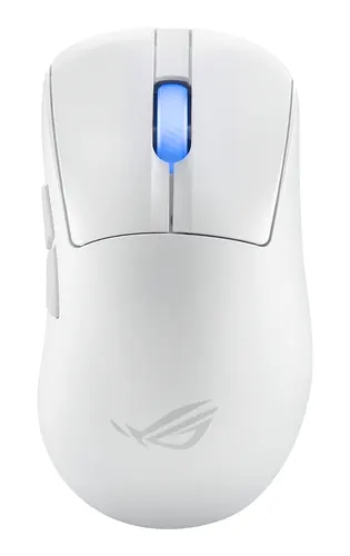 ASUS ROG Keris II Ace Wireless AimPoint White myszka Gaming Dla praworęcznych RF Wireless + Bluetooth + USB Type-A Optyczny 42000 DPI