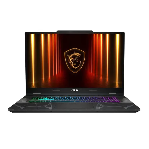 MSI Cyborg A17 AI B2HWEKG-011XPL AMD Ryzen™ 7 260 Laptop 43,9 cm (17.3") Full HD 16 GB DDR5-SDRAM 512 GB SSD NVIDIA GeForce RTX 5050 Laptop GPU Wi-Fi 6E (802.11ax) Free DOS Czarny