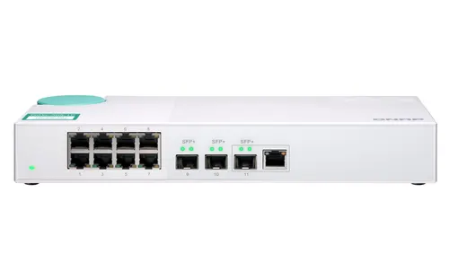 QNAP QSW-308-1C przełącznik sieciowy Nie zarządzany Gigabit Ethernet (10/100/1000) Biały
