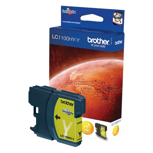 Brother LC1100HYY nabój z tuszem 1 szt. Oryginalny Wysoka (XL) wydajność Żółty