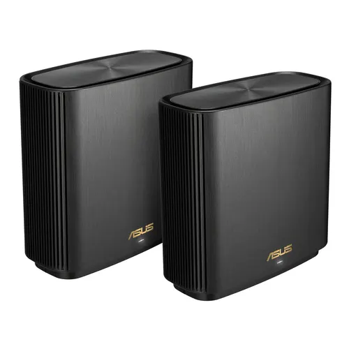 ASUS ZenWiFi AX (XT9) AX7800 2er Set Schwarz Tri-band (2.4 GHz/5 GHz/5 GHz) Wi-Fi 6 (802.11ax) Czarny 4 Wewnętrzny