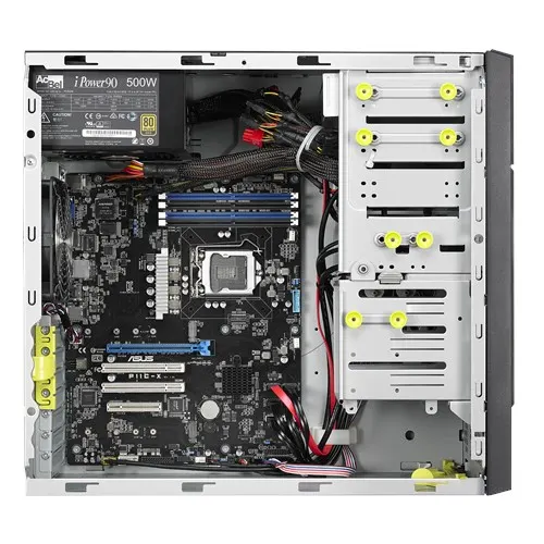 ASUS TS100-E10-PI4 Full-Tower Czarny, Metaliczny Intel C242 LGA 1151 (Socket H4)