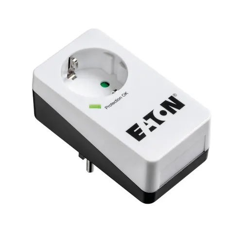 Eaton PB1D ochrona przeciwprzepięciowa Czarny, Biały 1 x gniazdo sieciowe 220 - 250 V