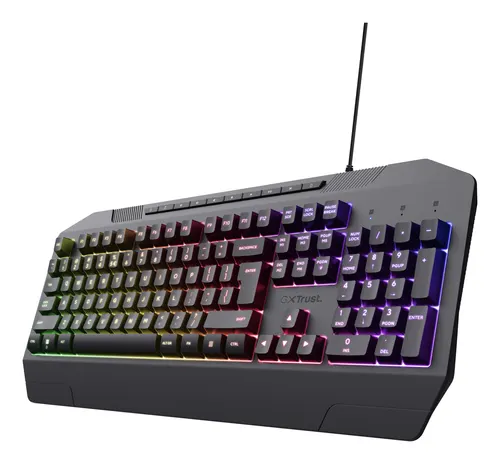 Trust GXT 836 Evocx klawiatura Gaming USB QWERTY US English Czarny