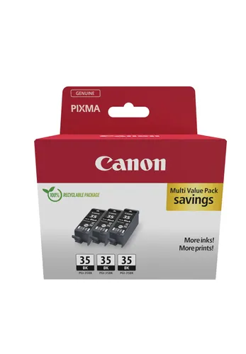 Canon 1509B028 nabój z tuszem 3 szt. Oryginalny Czarny
