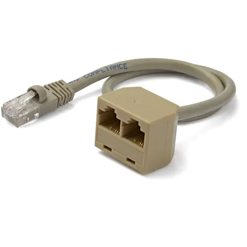 StarTech.com RJ45SPLITTER rozgałęziacz sieciowy Szary