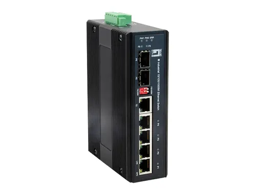 LevelOne IES-0600 przełącznik sieciowy Gigabit Ethernet (10/100/1000) Czarny