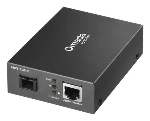 TP-Link Omada MC212CS-20 konwerter sieciowy 1000 Mbit/s 1550 nm Pojedynczy Czarny