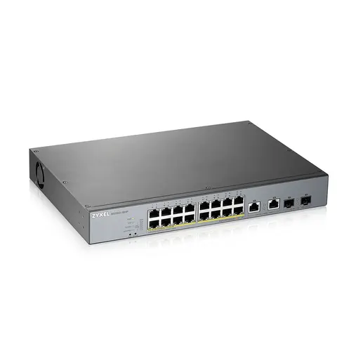 Zyxel GS1350-18HP-EU0101F przełącznik sieciowy Zarządzany L2 Gigabit Ethernet (10/100/1000) Obsługa PoE Szary