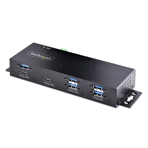 StarTech.com HB31C5A2CME huby i koncentratory USB 3.2 Gen 2 (3.1 Gen 2) Type-C 10000 Mbit/s Czarny