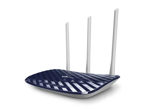 TP-Link AC750 router bezprzewodowy Fast Ethernet Dual-band (2.4 GHz/5 GHz) Czarny, Biały (Archer C20)