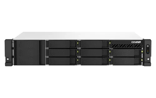 QNAP TS-864EU NAS Rack (2U) Intel® Celeron® 4 GB DDR4 0 TB QNAP Turbo System Czarny