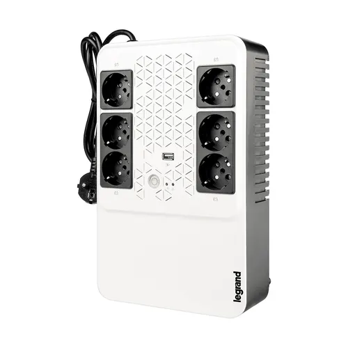 Legrand Keor ASI MULTIPLUG 800 FR zasilacz UPS Technologia line-interactive 0,8 kVA 480 W 6 x gniazdo sieciowe