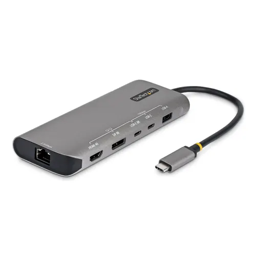 StarTech.com 174B-USB4-MULTIPORT stacja dokująca Przewodowa Szary