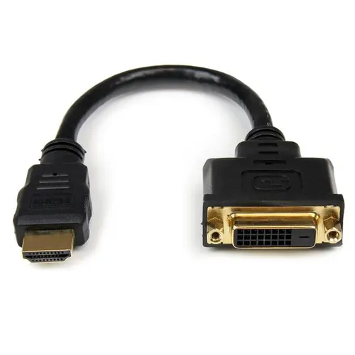 StarTech.com HDDVIMF8IN adapter kablowy 0,2 m HDMI DVI-D Czarny