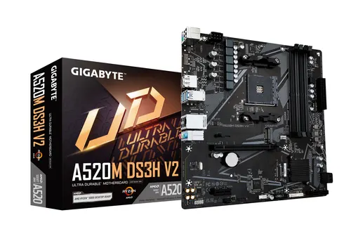 GIGABYTE A520M DS3H V2 płyta główna Socket AM4 micro ATX