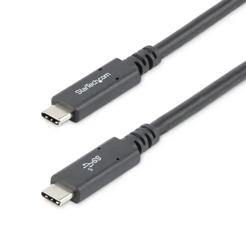 StarTech.com USB315C5C6 kabel USB USB 3.2 Gen 1 (3.1 Gen 1) 1,8 m USB C 5 Gbit/s 100 W Czarny