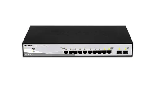 D-Link DGS-1210-10 Zarządzany L2 Gigabit Ethernet (10/100/1000) 1U Czarny, Szary