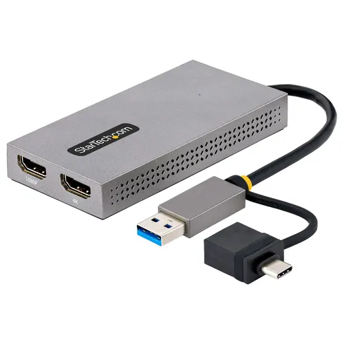 StarTech.com 107B-USB-HDMI zewnętrzna karta graficzna usb 3840 x 2160 px Szary