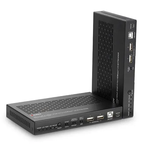 Lindy 38344 przedłużacz KVM Nadajnik i odbiornik