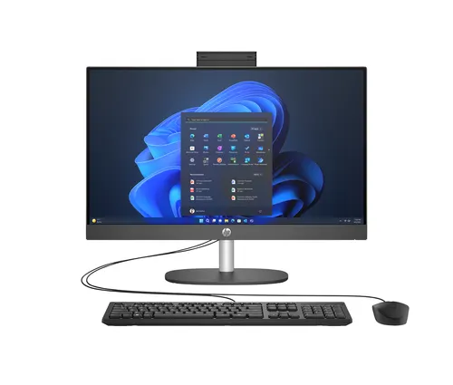 HP ProOne 240 G10 Intel Core Ultra 7 155U 60,5 cm (23.8") 1920 x 1280 px All-in-One PC 16 GB DDR5-SDRAM 512 GB SSD Windows 11 Pro Wi-Fi 6 (802.11ax) Szary, z kamerą 5 MP