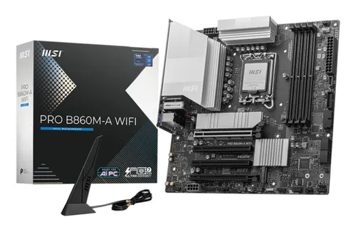 MSI PRO B860M-A WIFI płyta główna Intel B860 LGA 1851 (Socket V1) micro ATX
