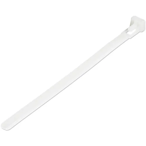 StarTech.com CBMZTRB6 opaska kablowa Zwalniana opaska kablowa Nylon, Plastik Biały 100 szt.