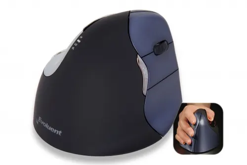 BakkerElkhuizen Evoluent4 Wireless myszka Biuro Dla praworęcznych RF Wireless Laser 2600 DPI