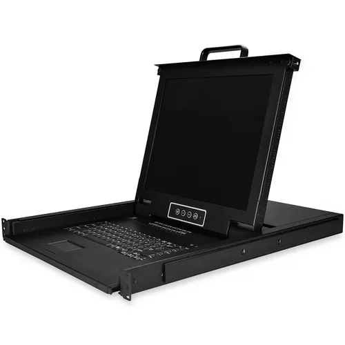 StarTech.com RKCONS1716K konsola rackowa 43,2 cm (17") 1280 x 1024 px Stal Czarny 1U