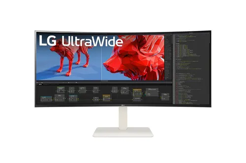 LG 38BR85QC-W monitor komputerowy 96,5 cm (38") 3840 x 1600 px UltraWide Quad HD+ LCD Biały