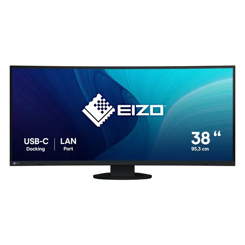 EIZO FlexScan EV3895-BK monitor komputerowy 95,2 cm (37.5") 3840 x 1600 px UltraWide Quad HD+ LCD Czarny