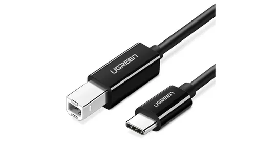 Ugreen 6957303888115 kabel USB USB 2.0 1 m USB C USB B Czarny
