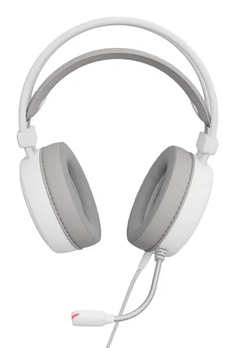GENESIS Neon 613 G2 White Zestaw słuchawkowy Przewodowa Opaska na głowę Gaming USB Typu-A Biały