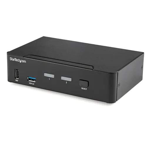 StarTech.com SV231DPU34K przełącznik KVM Czarny