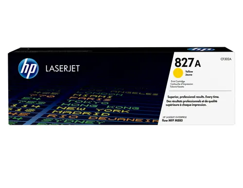 HP 827A oryginalny wkład z żółtym tonerem LaserJet