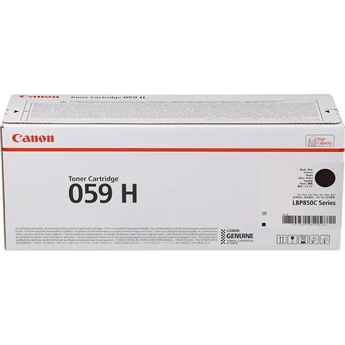 Canon 059H BK kaseta z tonerem 1 szt. Oryginalny Czarny