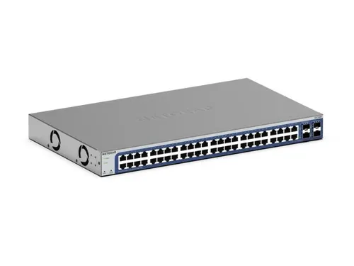 NETGEAR GS748T Zarządzany L2/L3/L4 Gigabit Ethernet (10/100/1000) Czarny, Szary