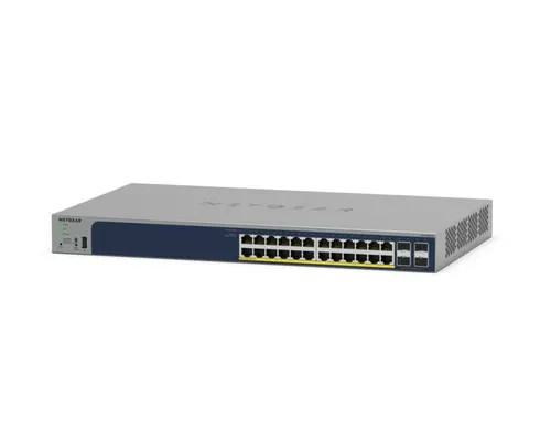 NETGEAR GS728TPP Zarządzany L2/L3/L4 Gigabit Ethernet (10/100/1000) Obsługa PoE Szary